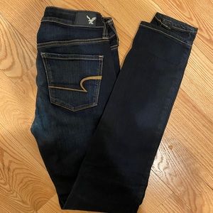 American Eagle Dark Wash Skinny Jeans